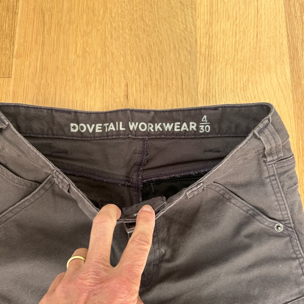 Women's Gray Cargo Pants - Picture 5 of 5